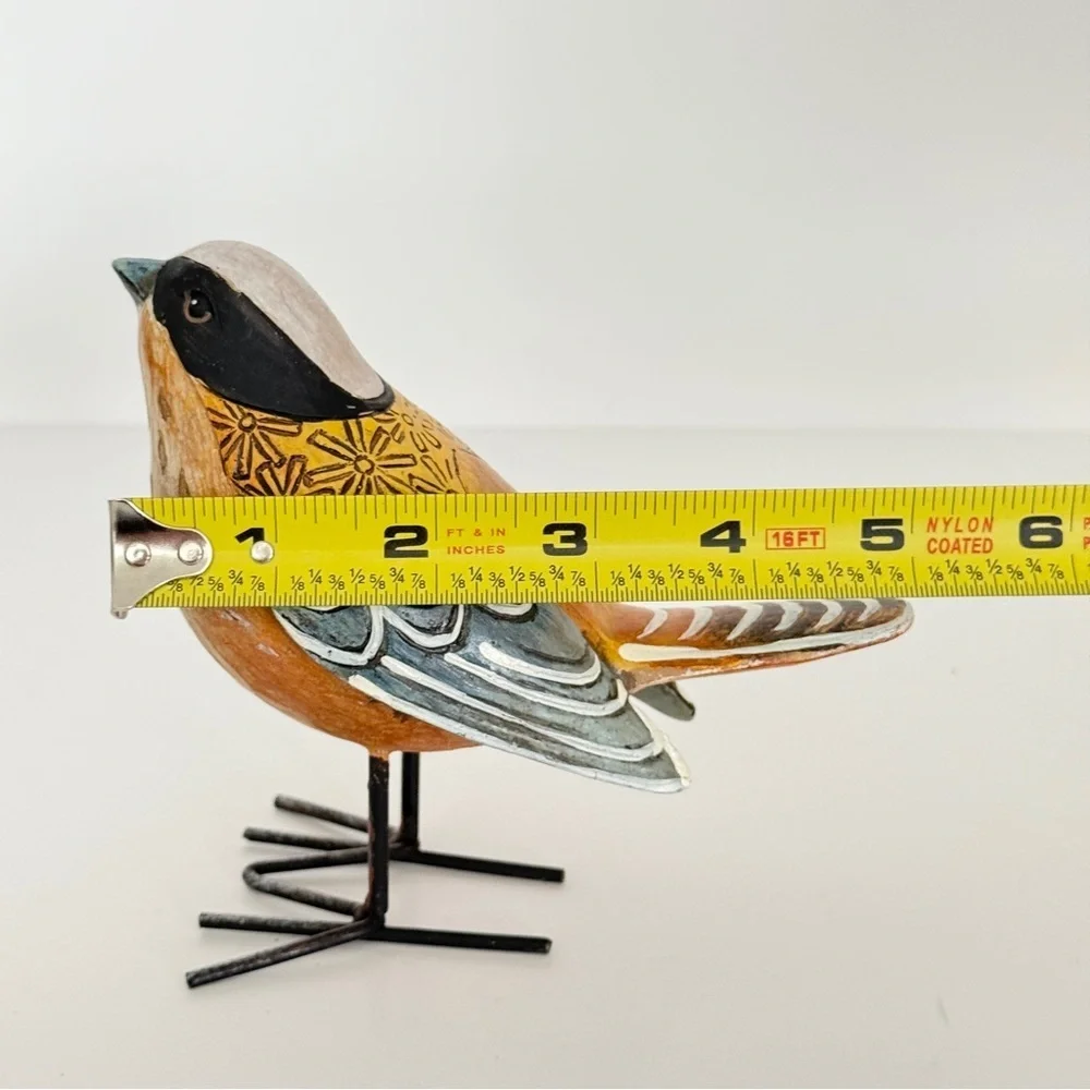 Folk Style Birds Figurine